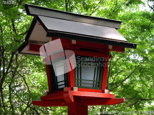 Image of Japanese Wooden Lantern