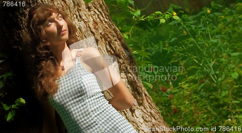 Image of Lounging Woman
