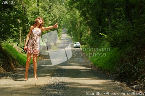 Image of Pretty Hitch Hiker