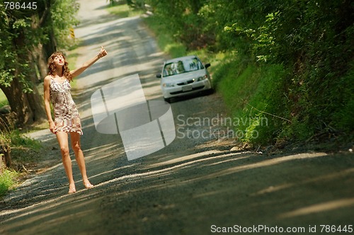 Image of Pretty Hitch Hiker