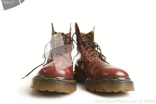 Image of pair of brown boots