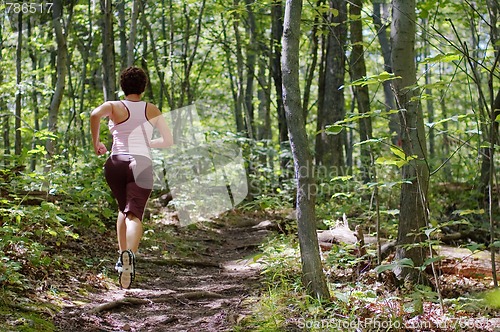 Image of Mature Woman Runner