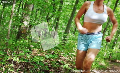 Image of Mature Woman Runner
