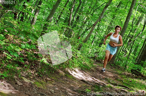 Image of Mature Woman Runner