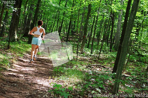 Image of Mature Woman Runner