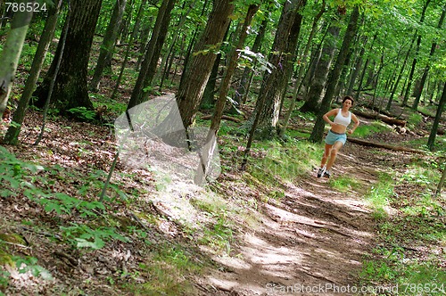 Image of Mature Woman Runner