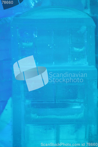 Image of blue ice texture