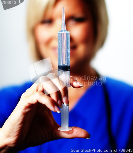 Image of Nurse With Syringe