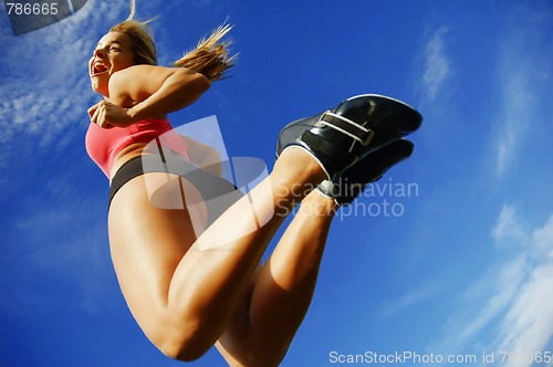 Image of Leaping Woman