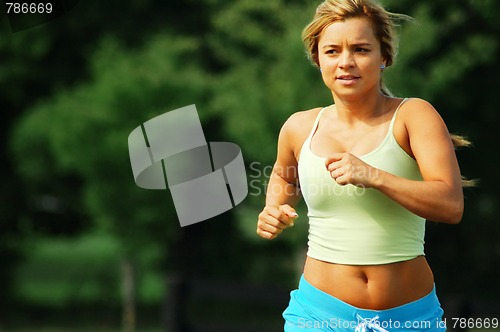 Image of Woman Jogger