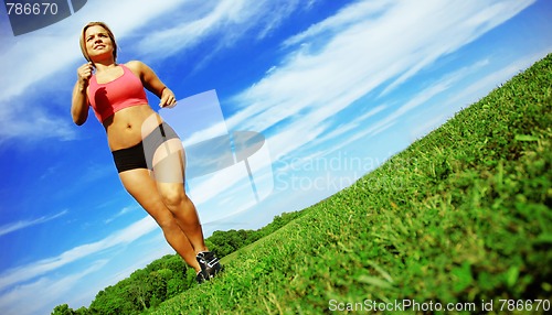 Image of Runner Woman