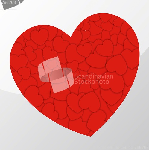 Image of Red hearts