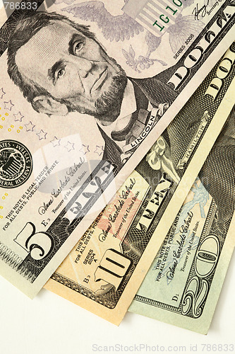 Image of Various US dollar bills