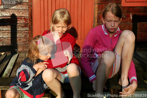 Image of Barefooted  girls