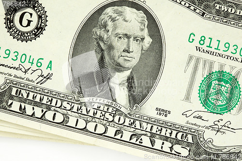 Image of Two dollar bill