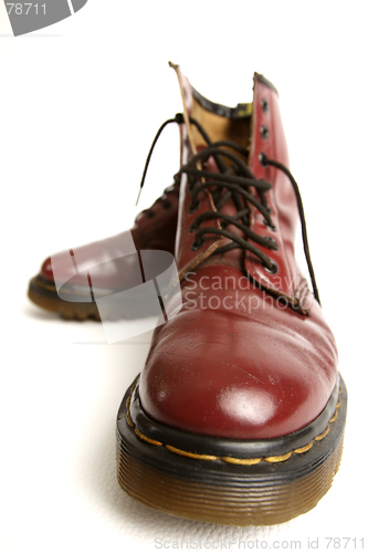 Image of pair of brown boots