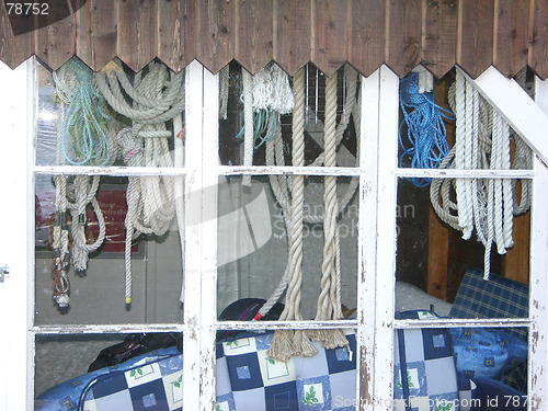 Image of Ropes in window