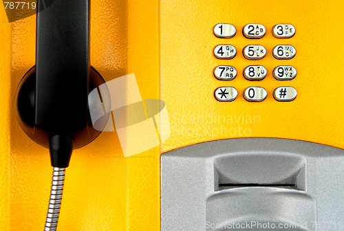 Image of Yellow telephone