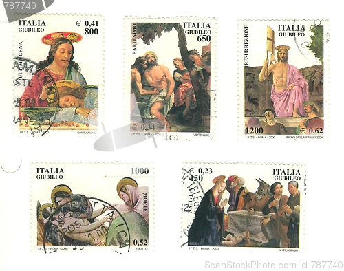 Image of italian stamps