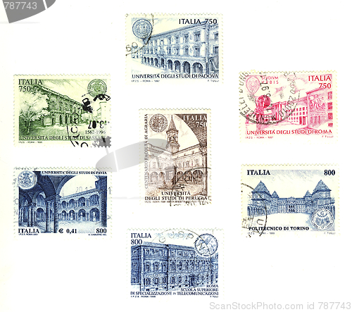 Image of italian stamps