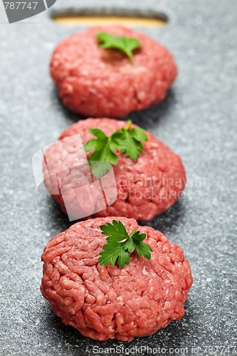 Image of Hamburger patties