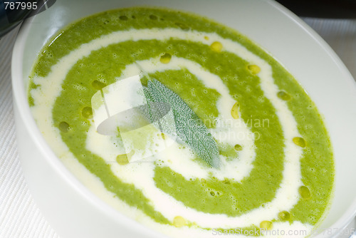 Image of spinach soup