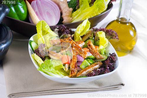 Image of sesame chicken salad