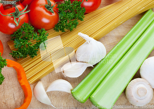 Image of Pasta and vegetables