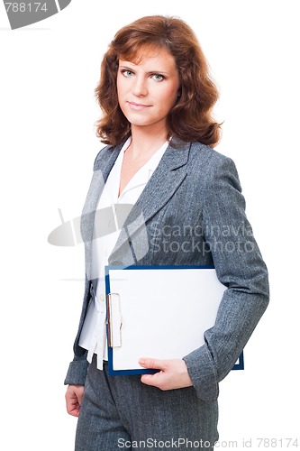 Image of Positive business woman