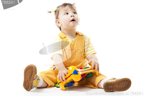 Image of Toddler play with toy