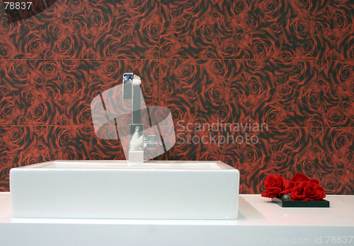 Image of Rose bathroom - home interiors