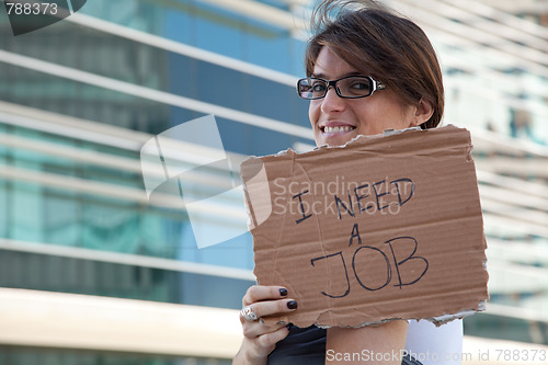 Image of Unemployed woman