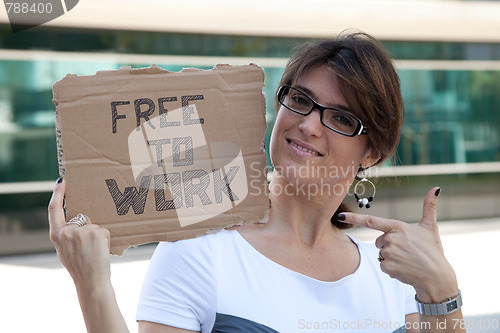 Image of Unemployed woman