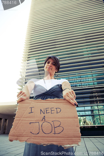 Image of Unemployed woman