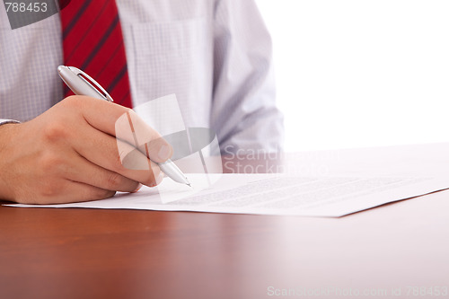 Image of Signing a contract