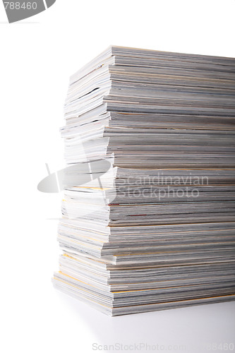 Image of Stack of magazines