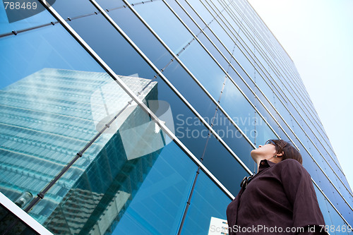 Image of Powerful businesswoman