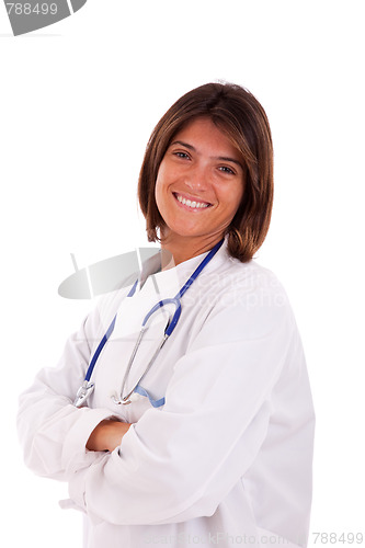 Image of Friendly female doctor