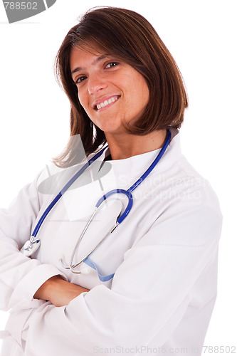 Image of Friendly female doctor