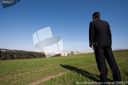 Image of Alone at the field