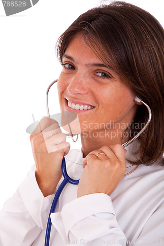 Image of Friendly female doctor
