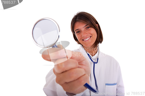 Image of Friendly female doctor