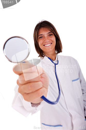 Image of Friendly female doctor