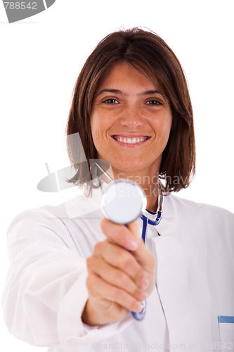 Image of Friendly female doctor