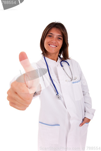 Image of Friendly female doctor