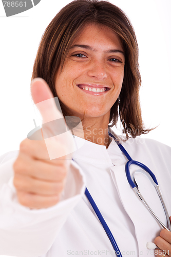 Image of Friendly female doctor