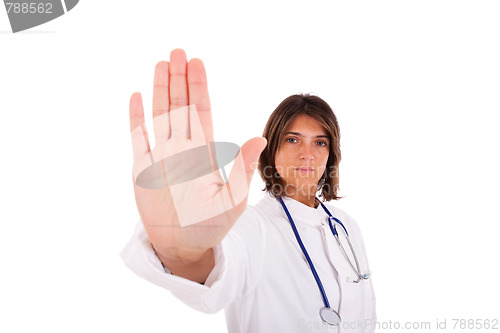Image of Doctor warning