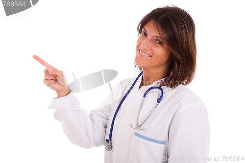 Image of Friendly female doctor