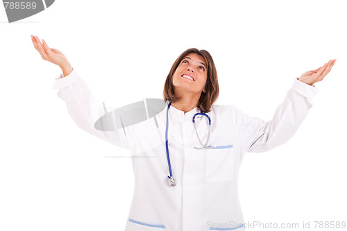 Image of Friendly female doctor