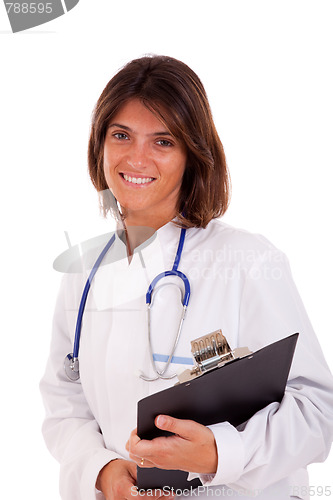 Image of Friendly female doctor